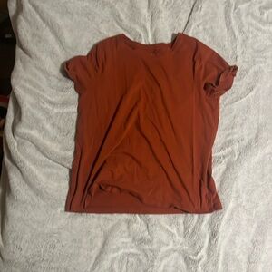 T-shirt, dark orange, comfortable